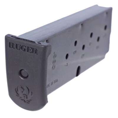 Ruger LC380 Magazine with Extended Floorplate .380 ACP 7 Rounds Steel Blued Finish 90416