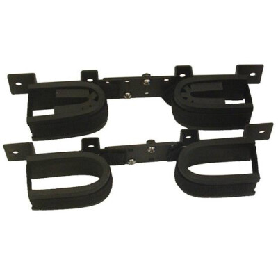 Rugged Gear Adjustable Screw Mount Overhead Double Hook Gun Rack 10075