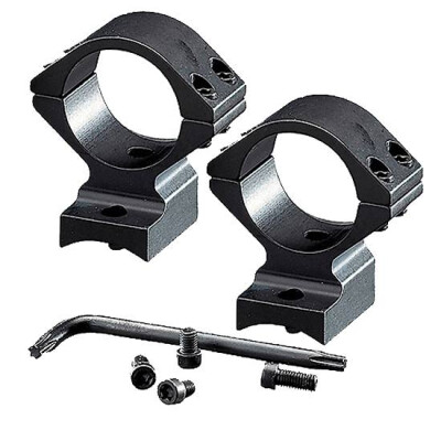 Browning A-Bolt III 2 Piece Scope Mount with Integral Base and Rings 1" Tube Diameter High Height Matte Black Finish 12313