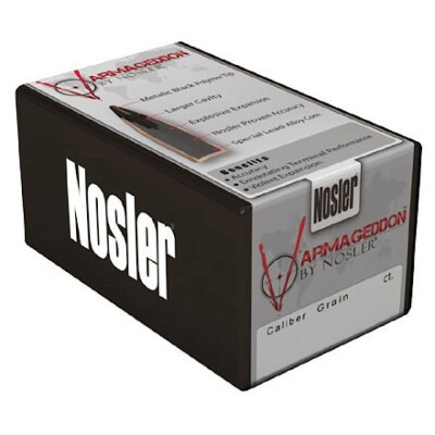 Nosler .22 Hornet Ammunition, 50 Rounds, 35 Grain Tipped Varmageddon, 3000 fps