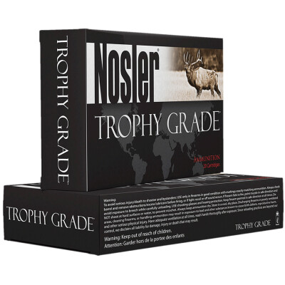 Nosler Trophy Grade .325 WSM Ammunition 20 Rounds 180 Grain E-Tip 3050fps