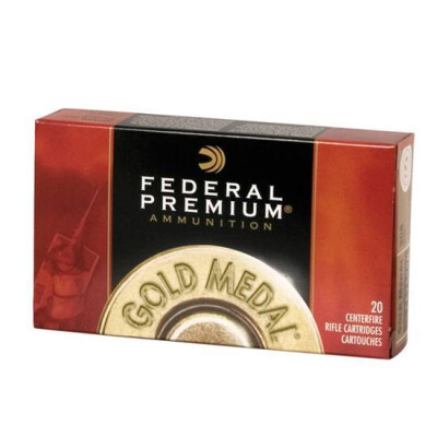 Federal Gold Medal Match .223 Remington Ammunition 20 Rounds MatchKing BTHP 77 Grain