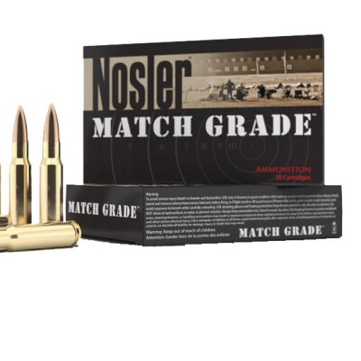 Nosler Match .338 Lapua Mag 300 Grain BTHP 20 Round Box