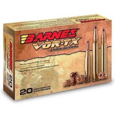 Barnes VOR-TX 300 Weatherby Mag Ammunition 20 Rounds 180 Grain Lead Free TTSX Boat Tail Bullet 3100 fps