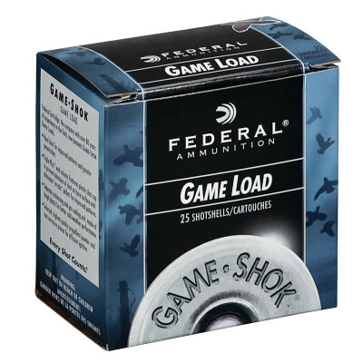 Federal Game Shok Upland Game Load 16 Gauge Ammunition 2-3/4" #8 Lead Shot 1 Ounce 1165 fps