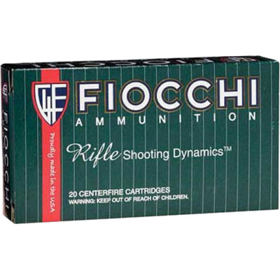 Fiocchi Rifle Shooting Dynamics .223 Rem Ammunition 20 Rounds 55 Grain PSP FB Bullet 3230fps