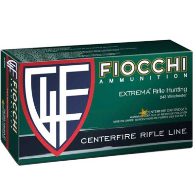 Fiocchi Shooting Dynamics .243 Winchester Ammunition 20 Rounds InterLock SP 100 Grain