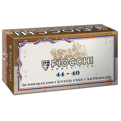 Fiocchi Cowboy Action .44-40 Winchester Ammunition 50 Rounds 210 Grain Lead Round Nose Flat Point 725fps