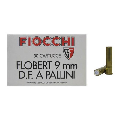 Fiocchi Specialty 9mm Flobert Rimfire Ammunition 50 Rounds 1-3/4" #9 Lead 