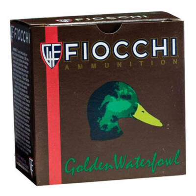 Fiocchi Golden Waterfowl 12 Gauge Ammunition 25 Rounds 3" #2 Steel 1-1/4oz