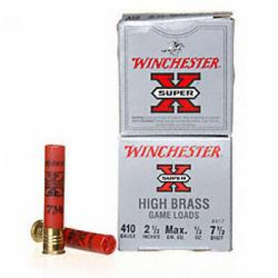 Winchester Super-X .410 Ammunition 25 Rounds 2-1/2" #7.5 Lead 1/2oz
