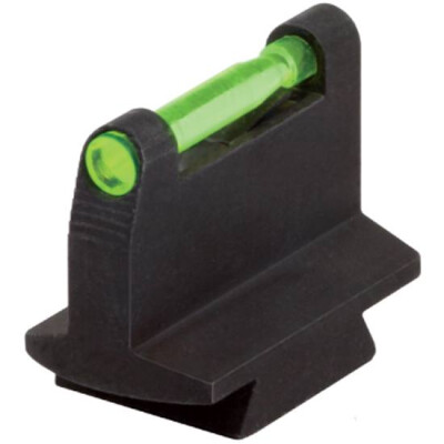 HiViz DVOM Standard 3/8" Dovetail Rifle Fiber Optic Front Sight Red/Green/White Steel Black DOVM-500