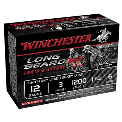 Winchester Long Beard XR 12 Ga 3" #6 Lead 1.75oz 10 rds