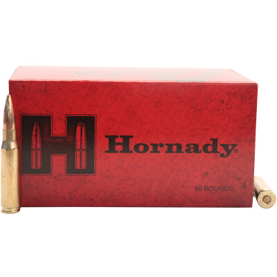 Hornady 308 Win Ammunition 50 Rounds 168 Grain BTHP Match Bullet 2700fps