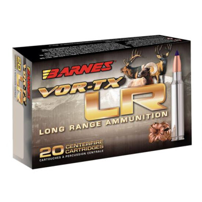 Barnes VOR-TX Long Range 6.5 Creedmoor Ammunition 20 Rounds 127 Grain LRX Boat Tail Lead Free 2825fps
