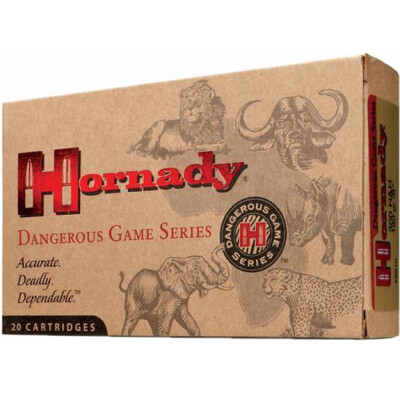 Hornady Dangerous Game .375 Ruger Ammunition 20 Rounds 300 Grain DGX Bonded Projectile 2660fps