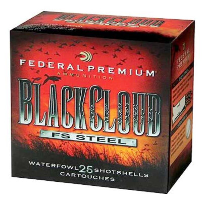 Federal Black Cloud 12 Gauge Ammunition 25 Rounds 3.5" BBB Steel 1.5oz
