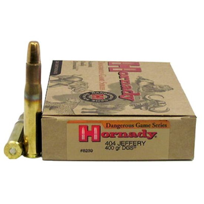 Hornady DG .404 Jeffery 400 Grain DGS FMJ 20 Round Box