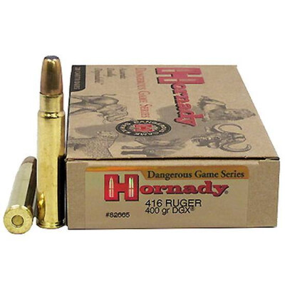 Hornady DG .416 Ruger Ammunition 20 Rounds Expanding SP 400 Grain