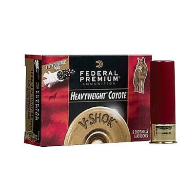 Ammo 12 Gauge Federal V-Shok HEAVYWEIGHT Coyote 3" BB Tungsten 1-1/2 oz 1350 fps 5 Round Box PHC120 BB