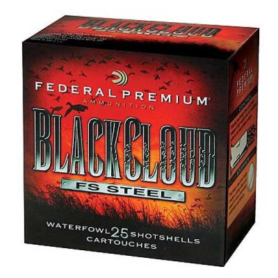 Federal Black Cloud 12 Ga 2.75" #4 Steel 1oz 25 Rounds
