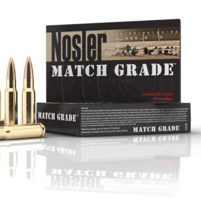 Nosler Custom .308 Win 168 Grain BTHP Match 20 Round Box