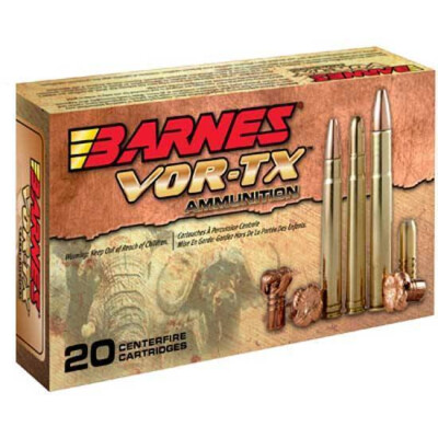 Barnes VOR-TX Safari .416 Rigby Ammunition 20 Rounds 400 Grain TSX Flat Base Lead Free 2400 fps