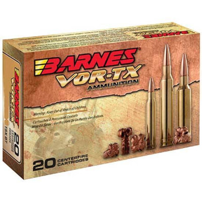 Barnes VOR-TX 45-70 Government Ammunition 20 Rounds 300 Grain TSX Flat Nose HP Lead Free 1905 fps