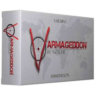 Nosler Varmageddon .222 Remington Ammunition 20 Rounds 40 Grain Tipped Flat Base 3400fps