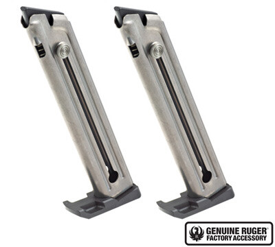 Ruger Mark IV 22/45 .22 LR Steel Magazines 10 Rounds 2 Pack