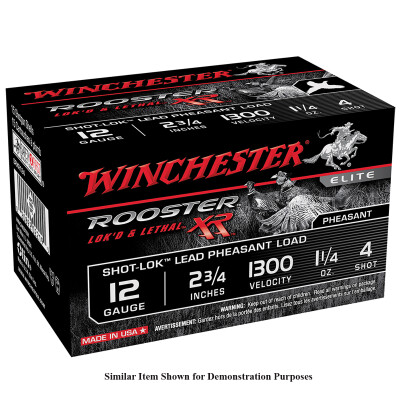 Winchester Rooster XR 12 Gauge Ammunition 15 Rounds 2.75" #5 Lead 1.25oz