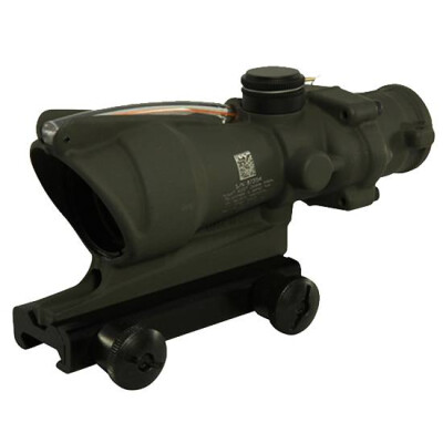 Trijicon ACOG 4x32 Riflescope Dual Illuminated Green/Red Chevron Reticle with TA51 Mount Forged Aluminum Housing OD Green TA31-D-100309