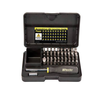 Wheeler 43 Piece Professional Gunsmith Screwdriver Set with Case 954621
