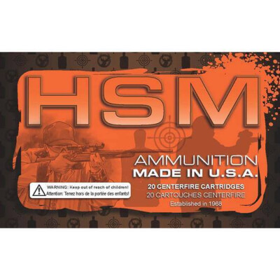 HSM Subsonic.300 AAC Blackout 208 Grain A-Max 20 Round Box
