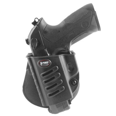 Fobus Evolution Holster Beretta 92 Series,PX4 Storm/FN FNS,FNX/S&W Shield Left Hand Paddle Attachment Polymer Black