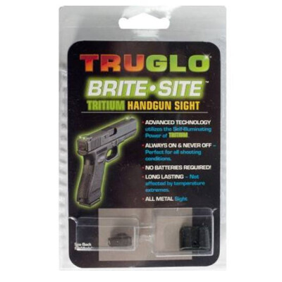 TRUGLO Brite Site Night Sight Set for Glock 42 Green
