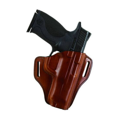 Bianchi Model 57 Remedy Holster 1.5" Belt Charter Arms Colt S&W Taurus Right Hand Leather Plain Tan 25052