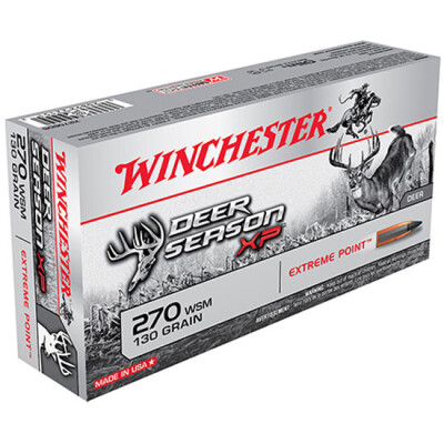 Winchester XP .270 WSM 130 Grain Polymer Tip 20 Round Box