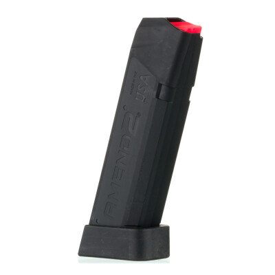 Amend2 Glock 17/19/26/34 9mm Luger Polymer Magazine 18 Rounds Black
