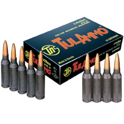 TulAmmo 5.45x39mm 60 Grain Bi-Metal FMJ 20 Round Box