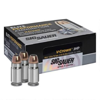 SIG Sauer .44 Special Ammunition 20 Rounds V-Crown JHP 200 Grains E44SP1-20