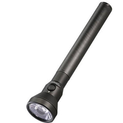 Streamlight UltraStinger Xenon Flashlight 1100 Lumen 120 Volt AC 12Vot DC Rechargeable Battery Click Switch Aluminum Body Black 77553