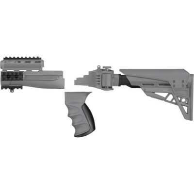 ATI Strikeforce AK-47 TactLite Stock And Forend Package w/ Scorpion Recoil System, Gray