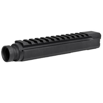 Troy Industries AK47/AK74 Picatinny Rail Gas Tube Stamped/Milled Receivers Aluminum Hardcoat Anodized Black SRAI-AK1-T0BT-00