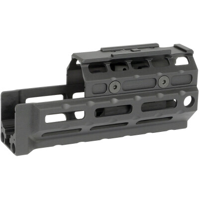 Midwest Industries Gen 2 AK-47/AK-74 Universal Hand Guard M-LOK Compatible T1 Top Cover 6061 Aluminum Matte Black