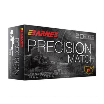 Barnes Precision Match .300 Win Mag Ammunition 20 Rounds OTM BT 220 Grain