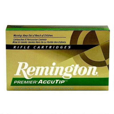 Remington .308 Winchester Premier Ammunition 20 Rounds, AccuTip, 165 Grains