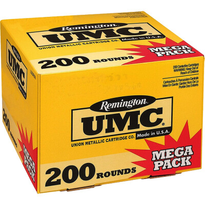 Remington UMC .223 Remington Ammunition 200 Rounds JHP 45 Grain