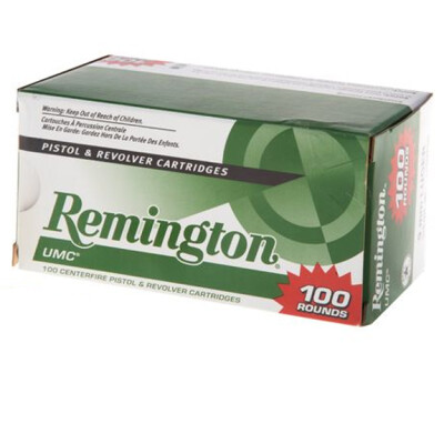 Remington Value Pack UMC .40 S&W Ammunition 100 Rounds FMJ 180 Grain 