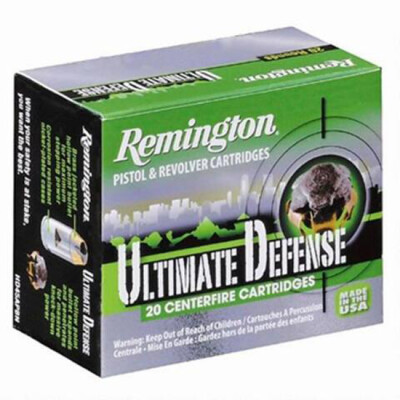Remington Ultimate Defense .45 ACP Ammunition 20 Rounds BJHP 230 Grains